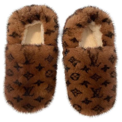 louis vuitton slippers fur|Louis Vuitton fur slippers cheap.